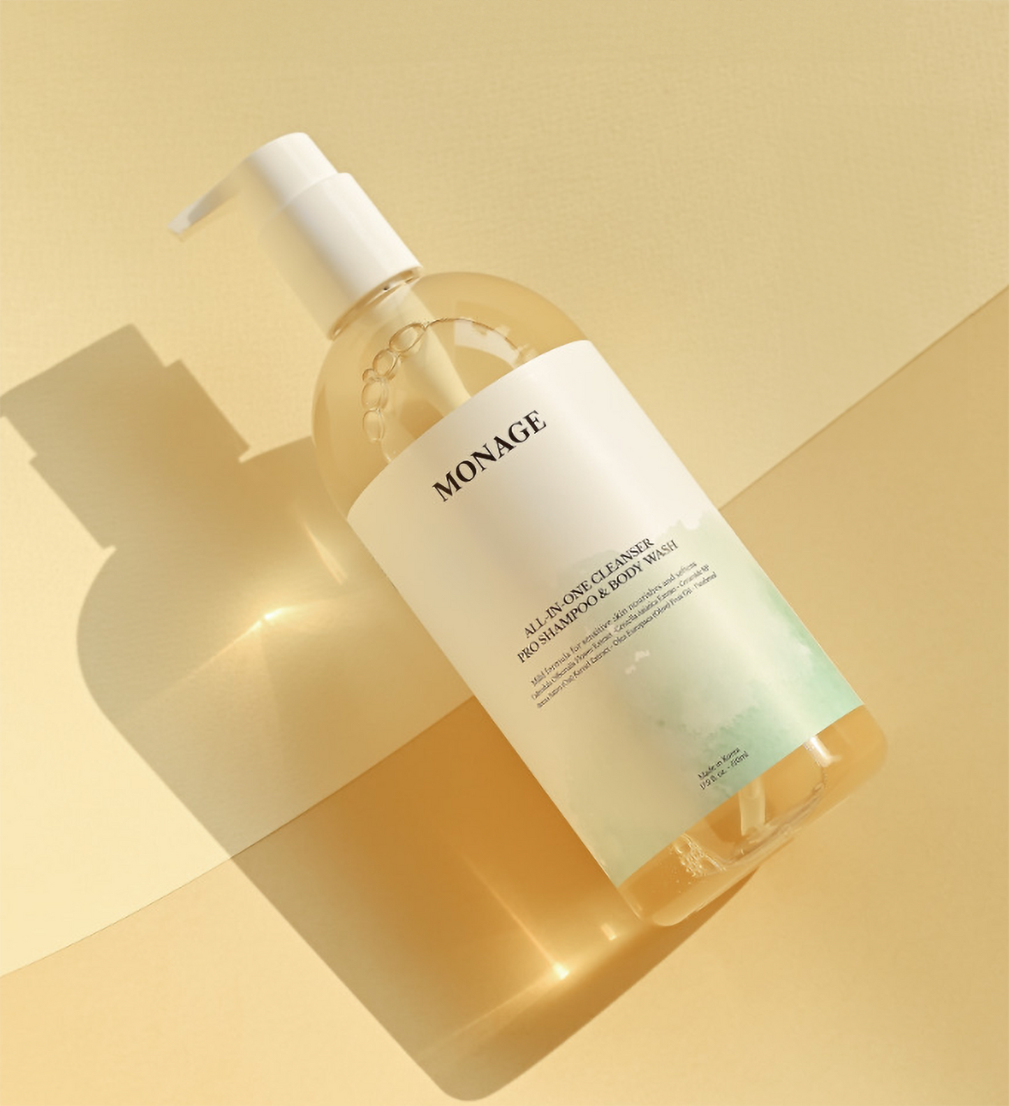 MONAGE Vegan All In One Mild Cleanser 520ml - KLO