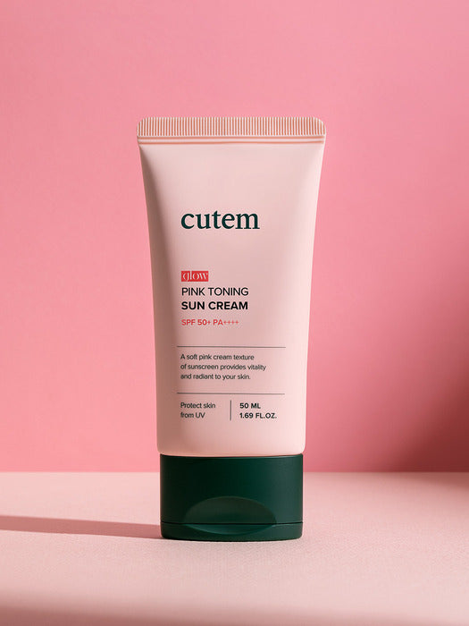 cutem Glow Pink Toning Sun Cream SPF 50+ PA++++ 50ml