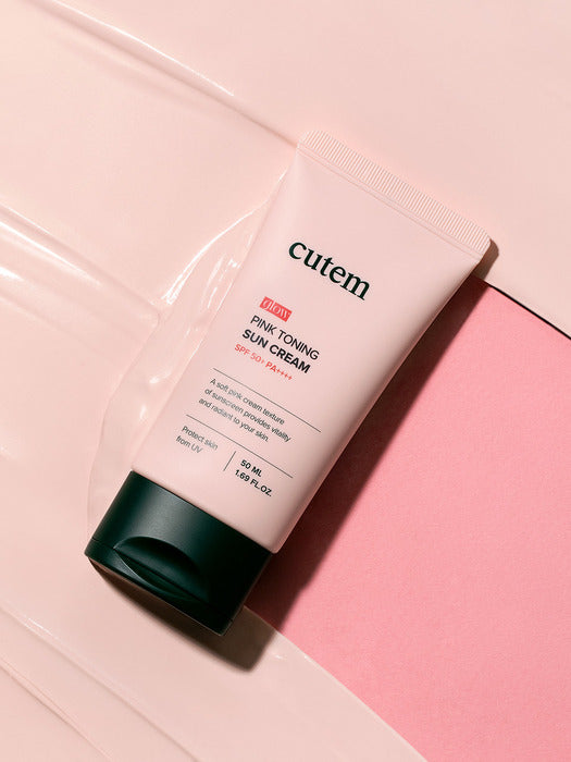 cutem Glow Pink Toning Sun Cream SPF 50+ PA++++ 50ml