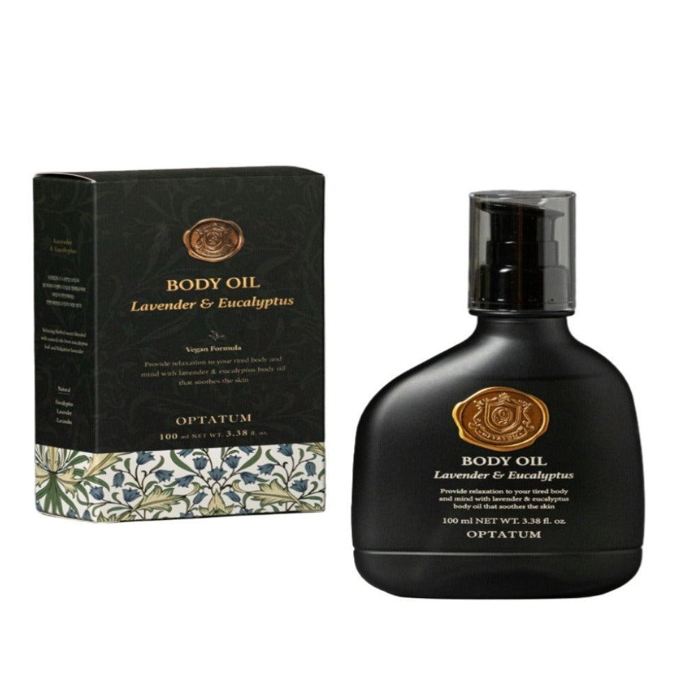 OPTATUM Relaxing Vegan Body Oil Lavender & Eucalyptus 100ml