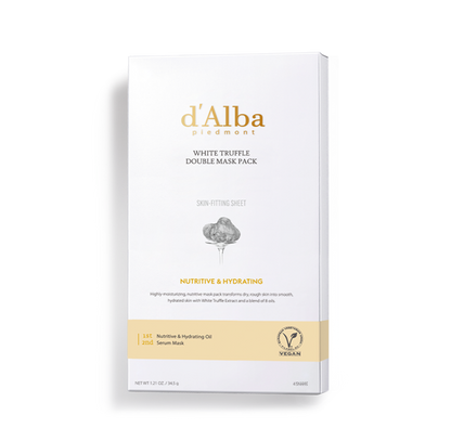 D'ALBA White Truffle Double Mask Pack (Nutritive) 32.5g - DODOSKIN