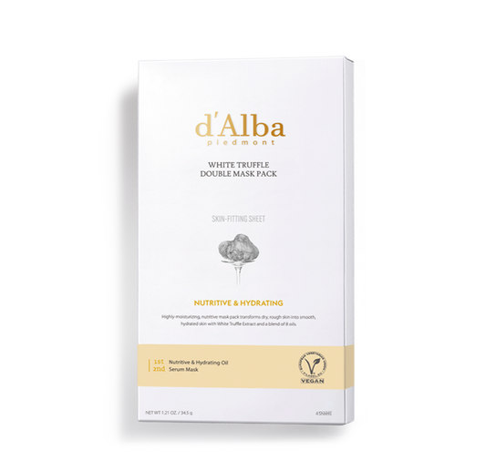 D'ALBA White Truffle Double Mask Pack (Nutritive) 32.5g - DODOSKIN