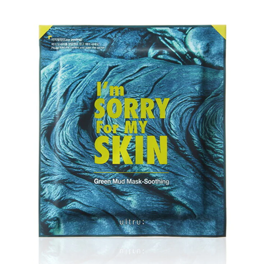 I'm Sorry For My Skin Green Mud Mask Soothing 3ea - Dodoskin
