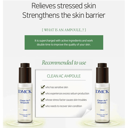 DMCK Clean Ac Ampoule 30ml - DODOSKIN