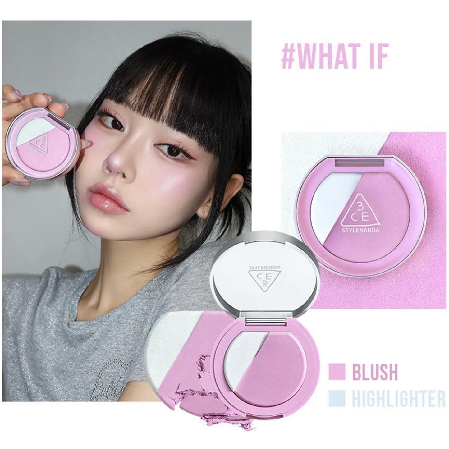 3CE Blush Lighter 4.3g 7 colors