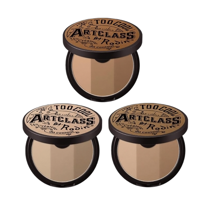 [US STOCK] Too Cool For School Art Class by Rodin 3-Color Face Shading, Contour 9.5g (3 Colors) - DODOSKIN