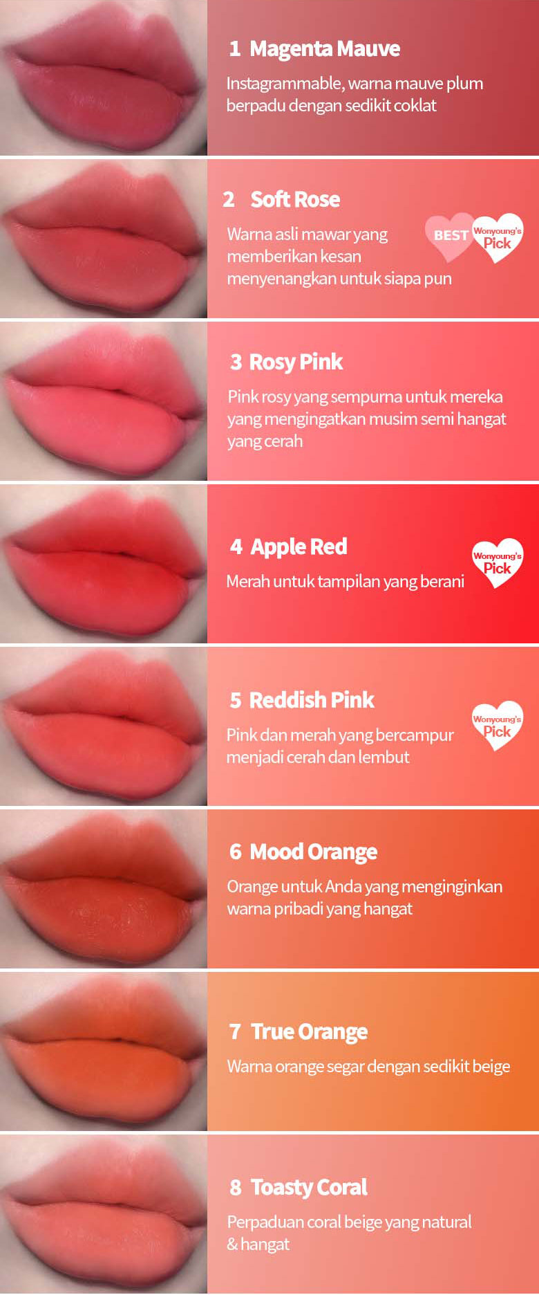 Innisfree Airy Matte Tint (8 color) - KLO