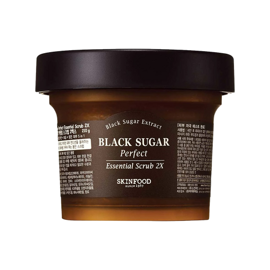 SKINFOOD Black Sugar Perfect Essential Scrub 2X 210g - DODOSKIN