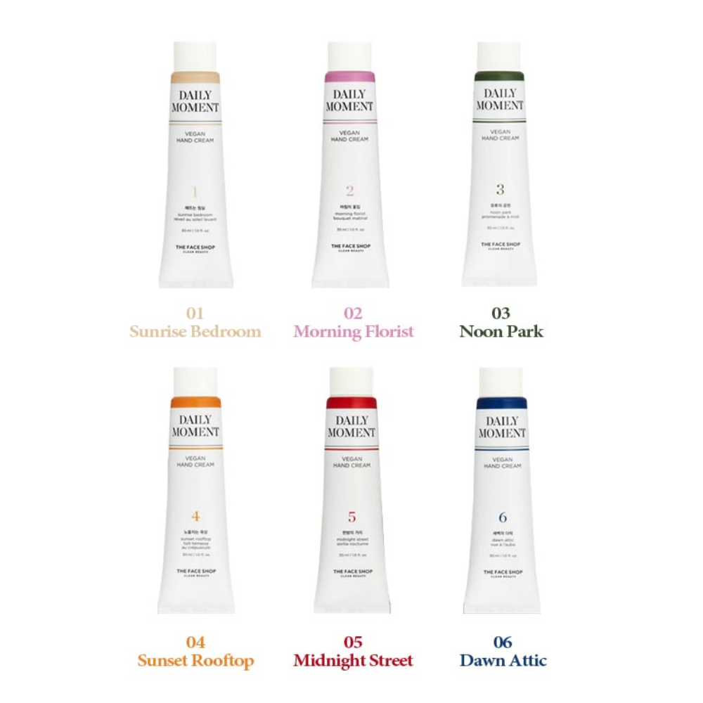 (KNEW) THE FACE SHOP Daily Moment Vegan Hand Cream 02 Morning Florist 30ml - KLO