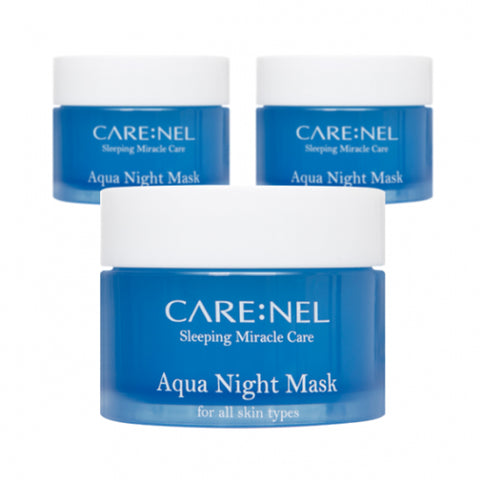CARE:NEL Aqua Night Mask Set 3pcs 15ml - DODOSKIN