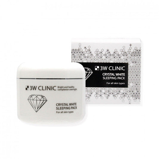 (Matt) 3W CLINIC Crystal White Sleeping Pack 100ml - DODOSKIN