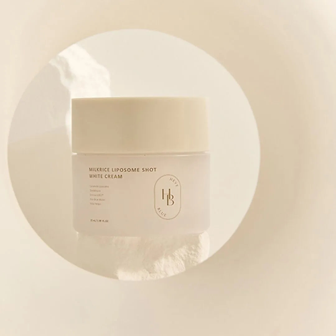 HEVE BLUE Milkrice Liposome Shot White Cream 55ml - KLO