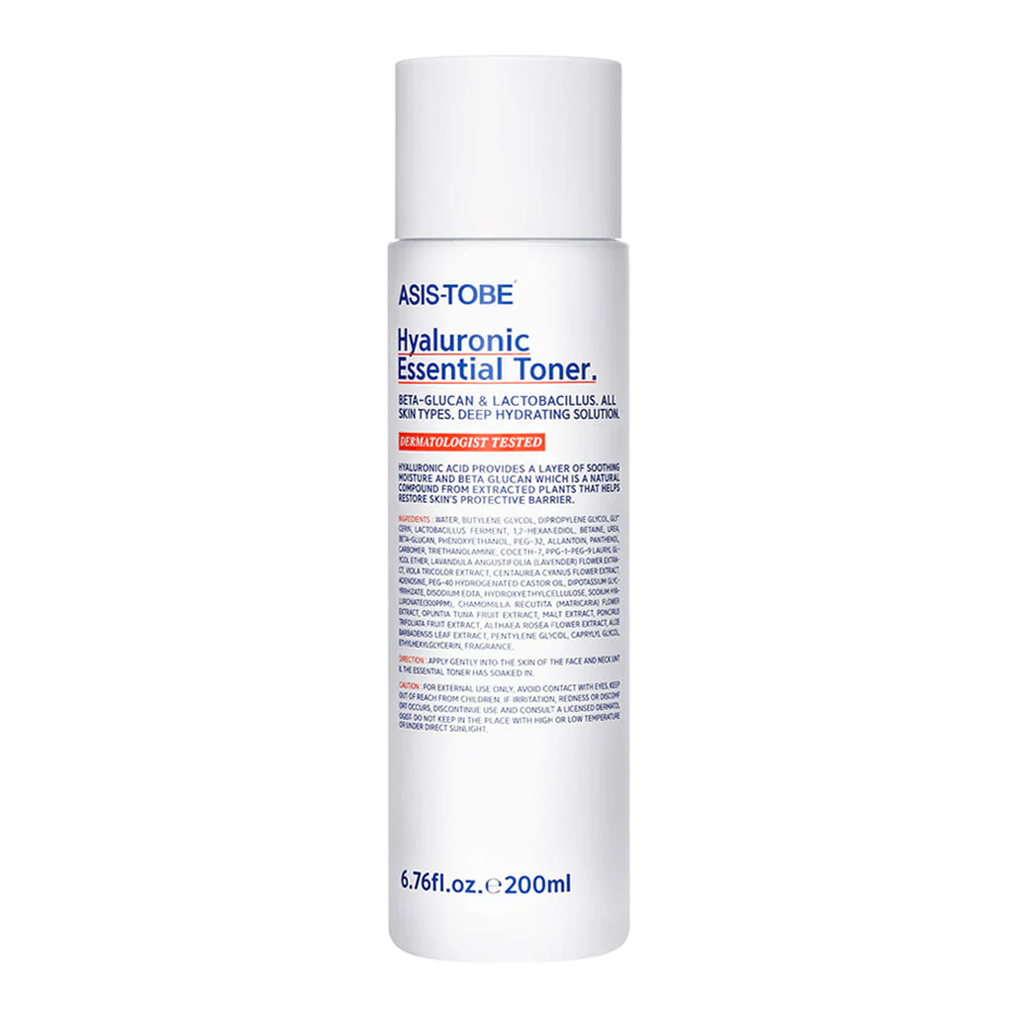 ASIS-TOBE Hyaluronic Essential Toner 200ml - Dodoskin