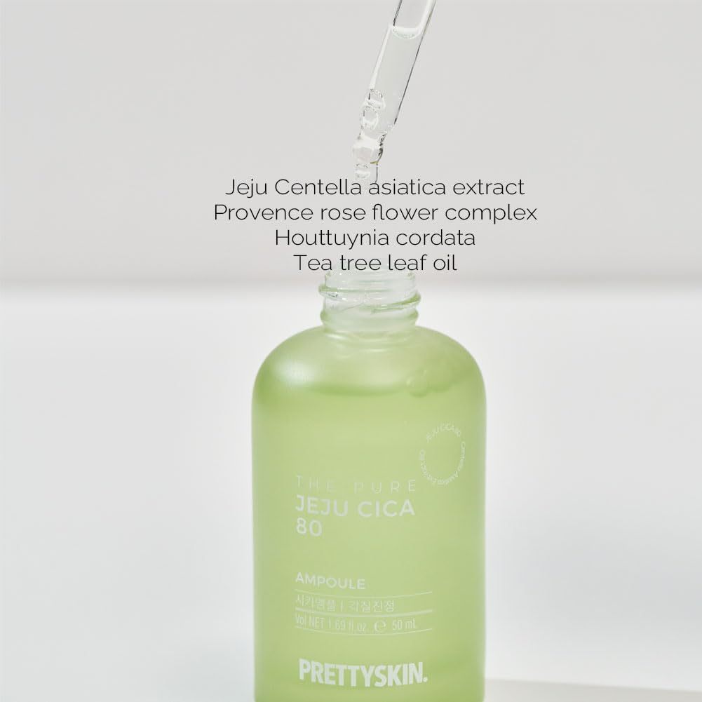 Pretty skin The Pure Jeju Cica 80 Ampoule 50ml - DODOSKIN