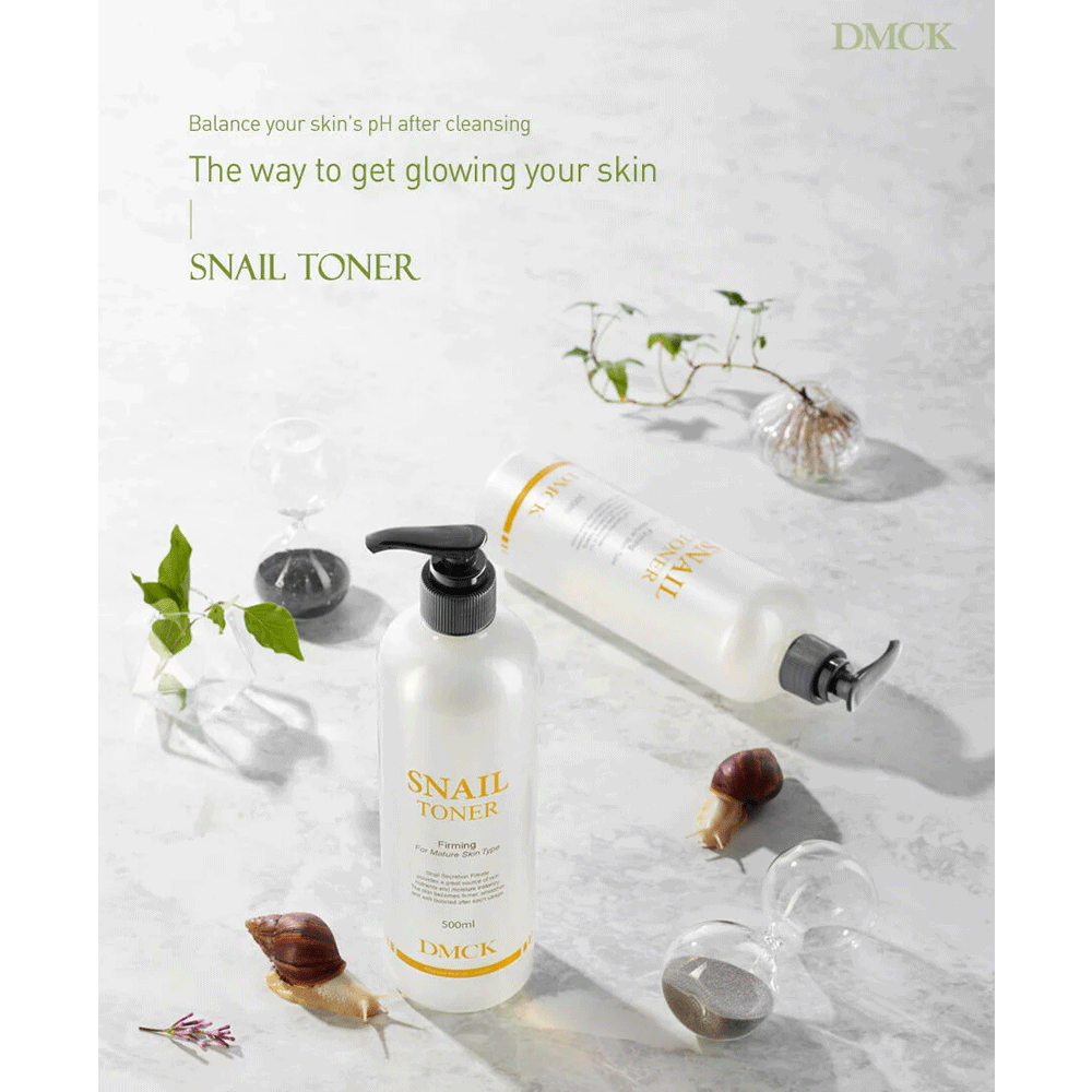 DMCK Snail Toner 500ml - DODOSKIN
