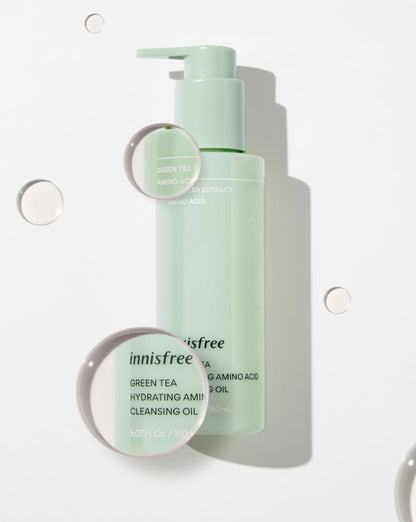 Innisfree Green Tea Hydrating Amino Acid Cleansing Oil 150ml - KLO