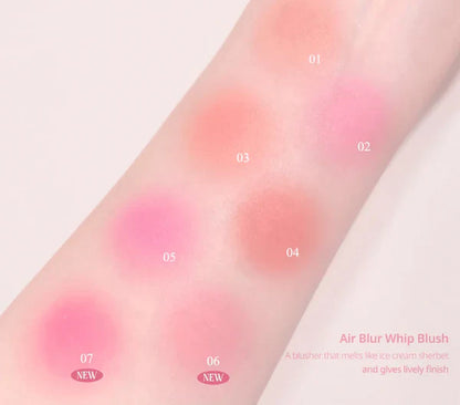 CLIO Air Blur Whip Blush (7colors) 3g - KLO