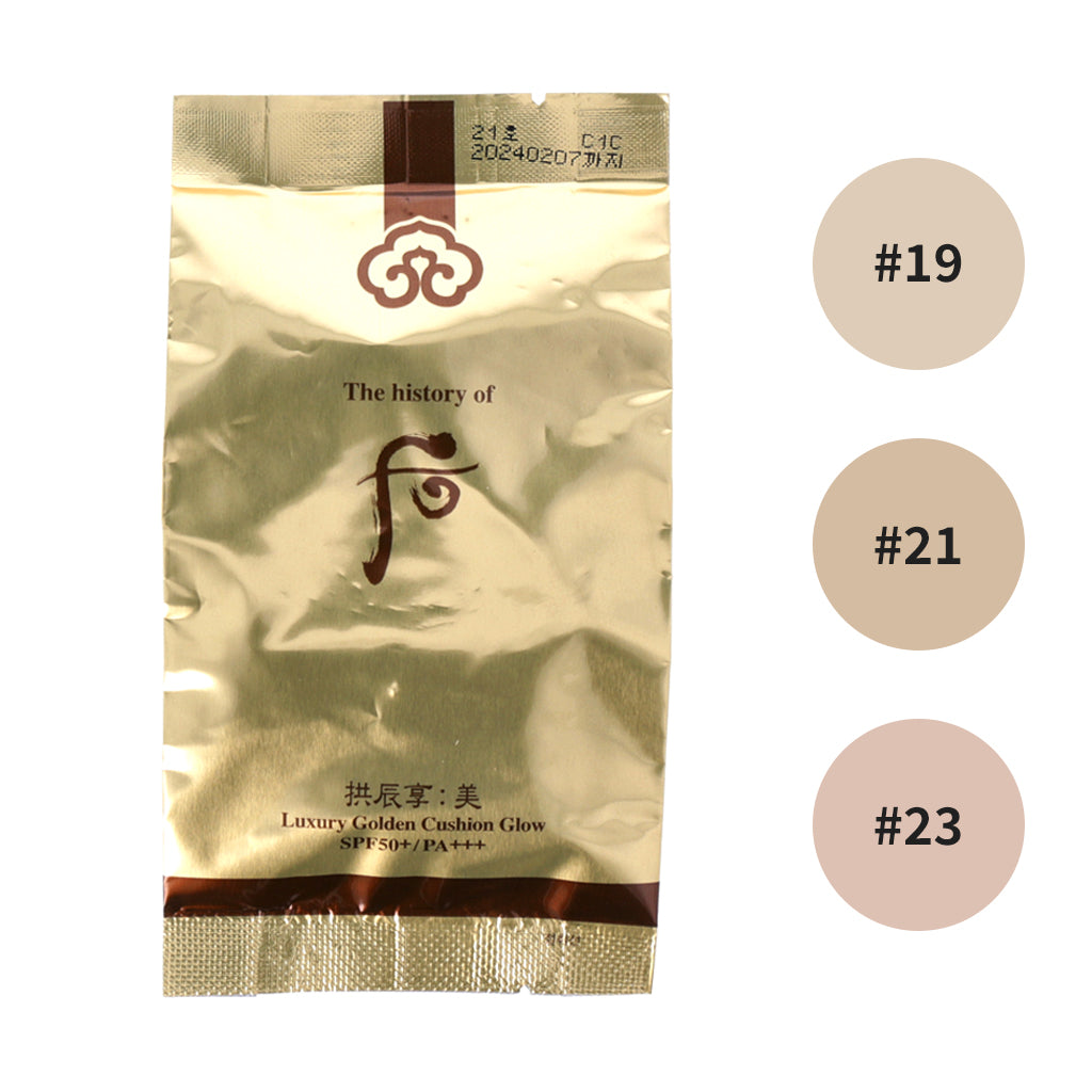 The history of whoo Gongjinhyang Mi Luxury Golden Cushion 15g (Only Refill) - KLO