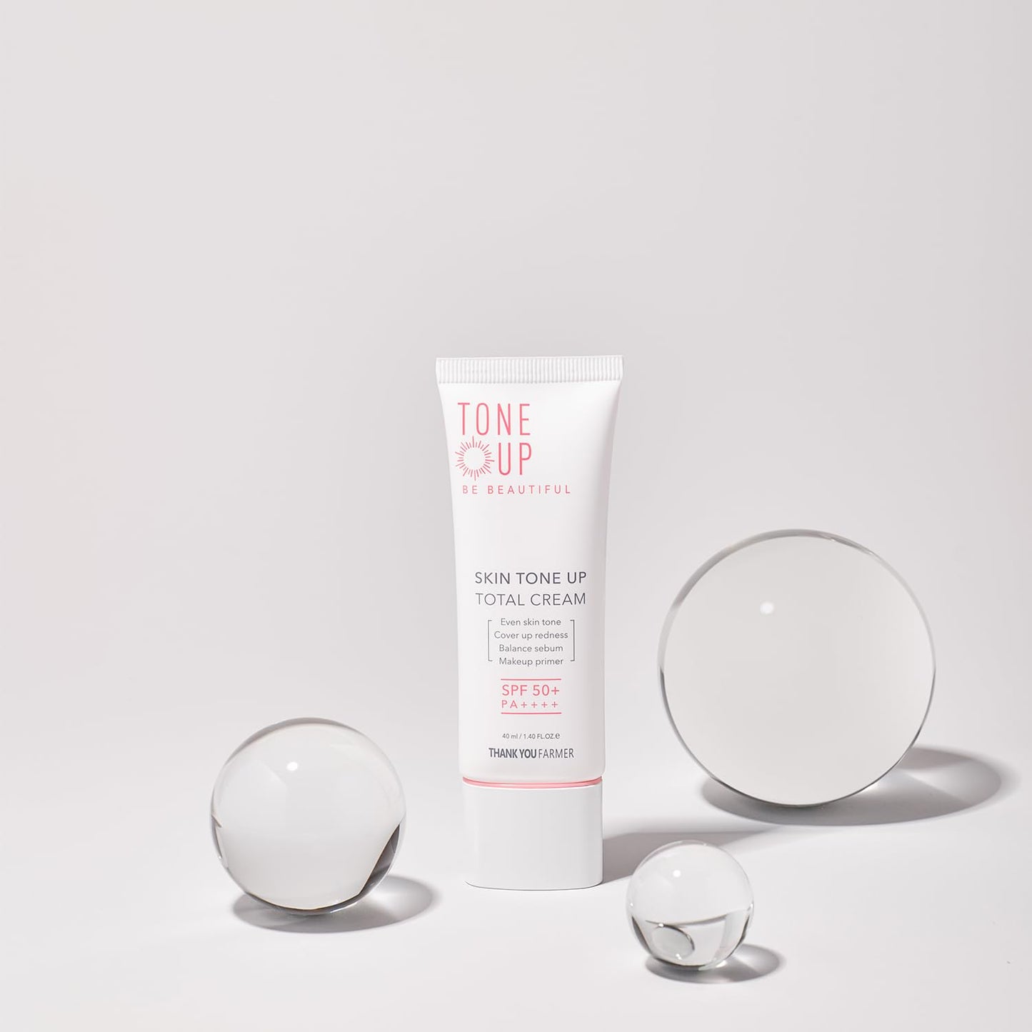 (Matthew검수) THANK YOU FARMER  Skin Tone Up Total Cream SPF50+ PA++++ 40ml - DODOSKIN