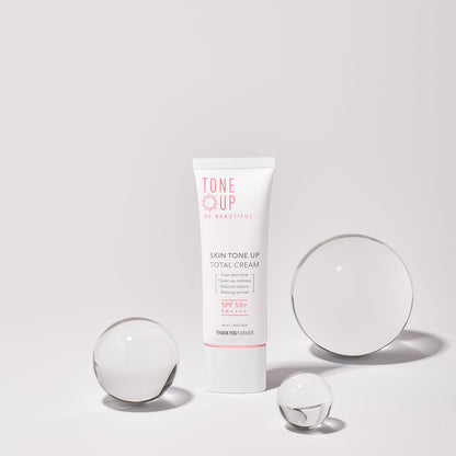 (Matthew검수) THANK YOU FARMER  Skin Tone Up Total Cream SPF50+ PA++++ 40ml - DODOSKIN