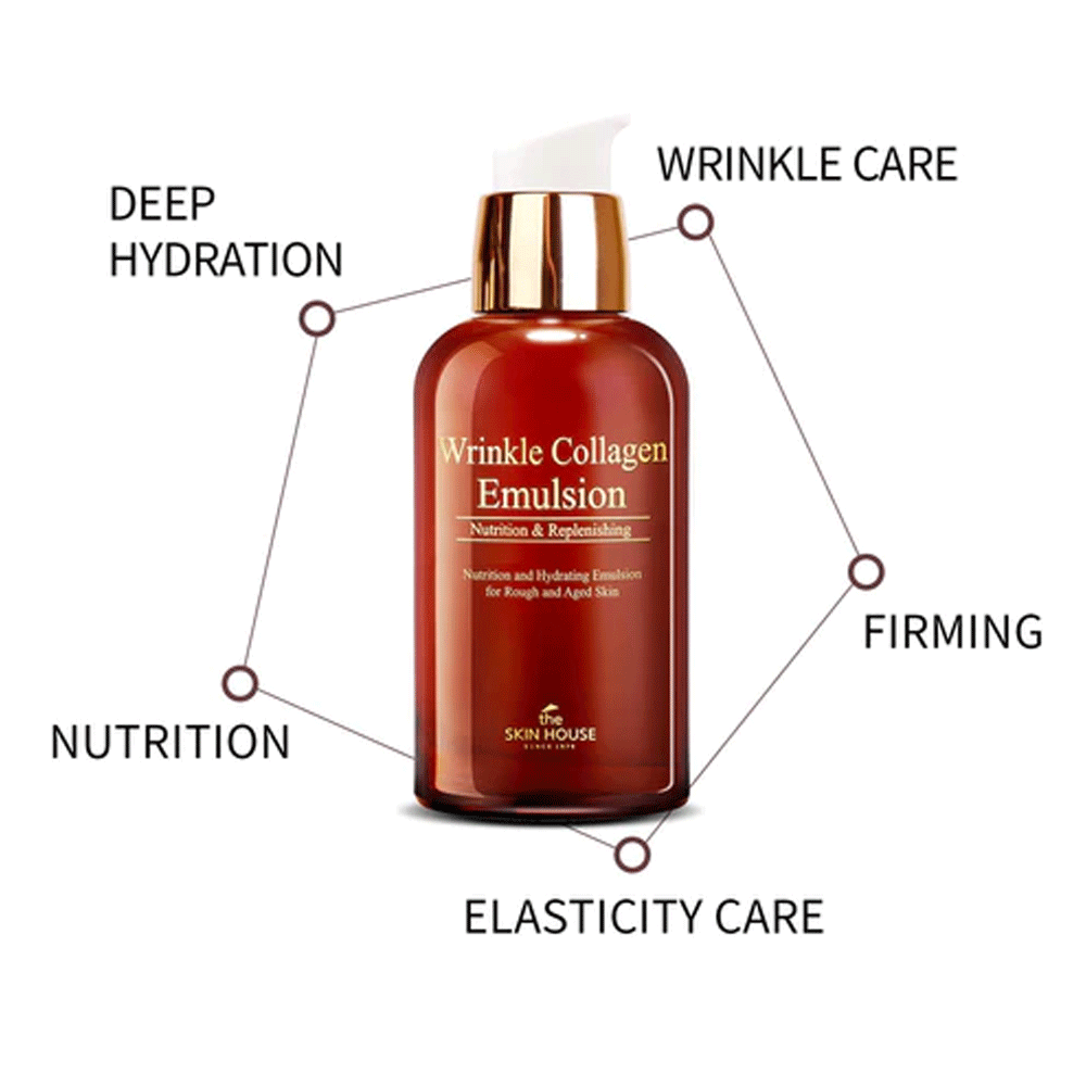 the SKIN HOUSE Wrinkle Collagen Emulsion 130ml - KLO