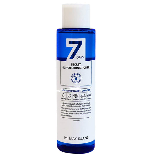MAY ISLAND 7 Days Secret 4D Hyaluronic Toner 155ml - DODOSKIN