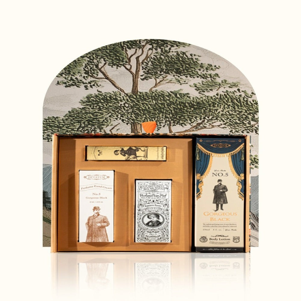 OPTATUM [Gift Packaging/shopping Bag Gift] Perfume Hand & Body 4-piece Set (+ Message Card)