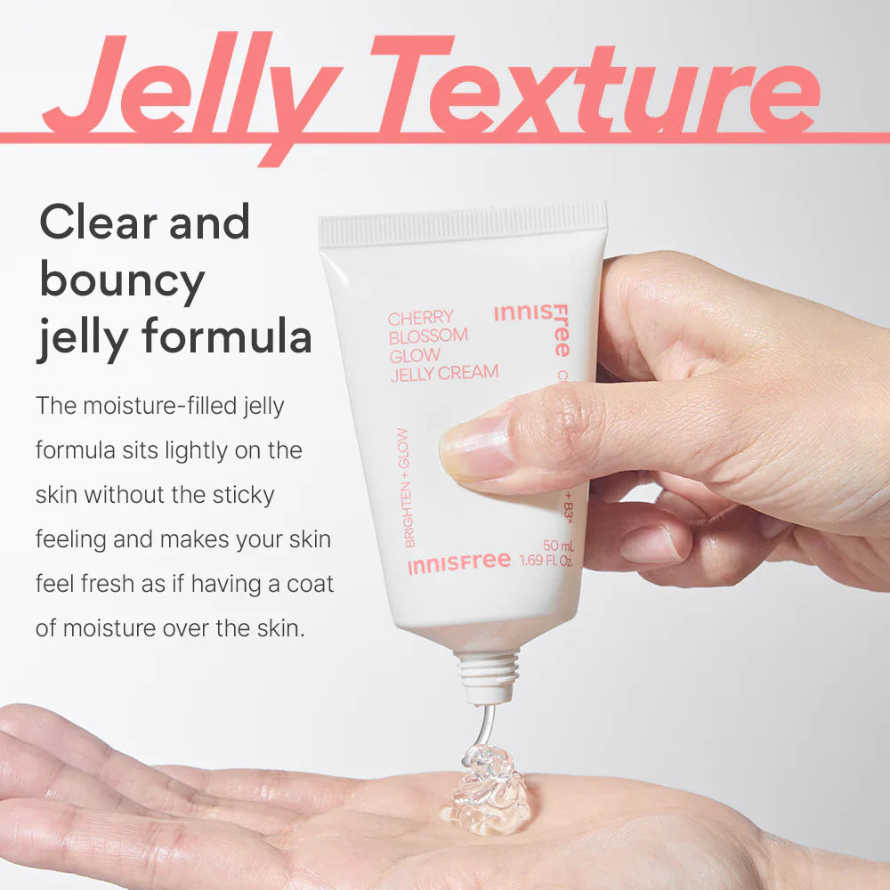 (Matthew검수) Innisfree Cherry Blossom Glow Jelly Cream 50ml (Tube Type) - KLO