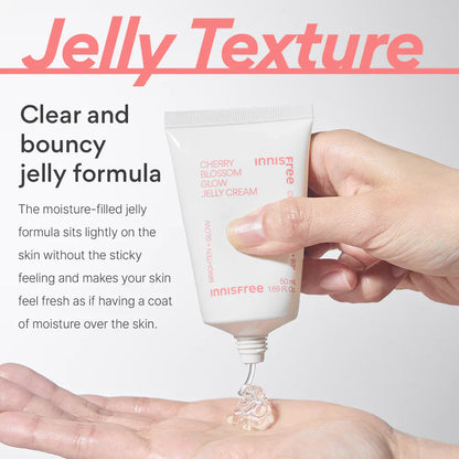 (Matthew검수) Innisfree Cherry Blossom Glow Jelly Cream 50ml (Tube Type) - KLO