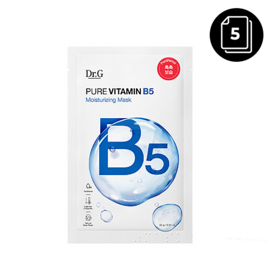 [Dr.G] Pure Vitamin B5 Moisturizing Mask 5ea - KLO