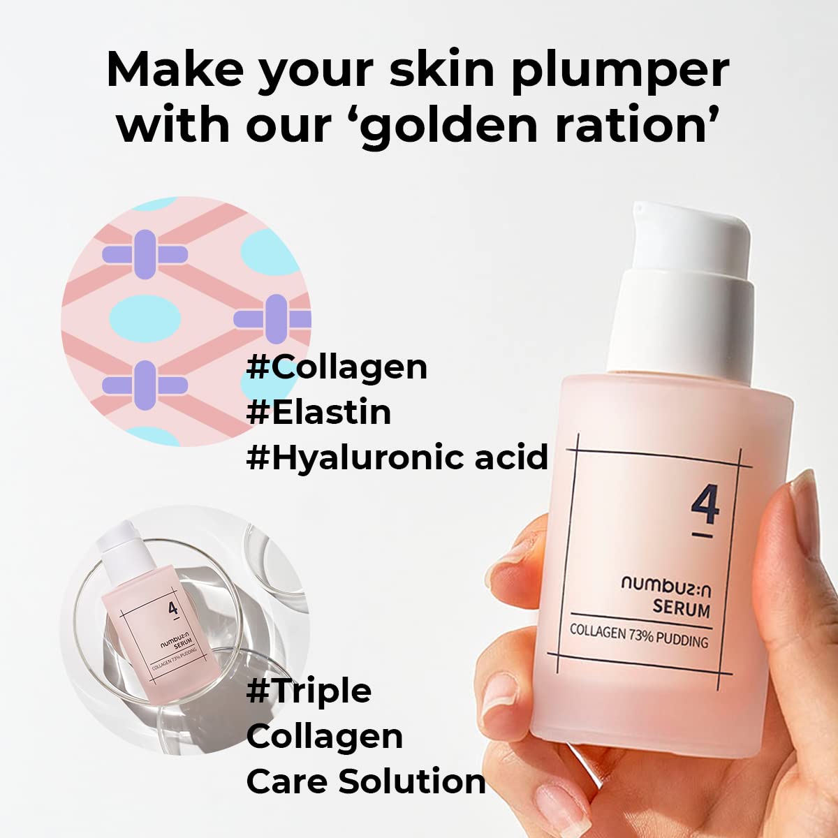 numbuzin No.4 Collagen 73% Pudding Serum 50ml - DODOSKIN