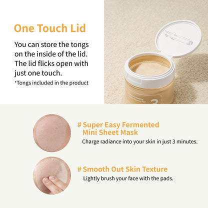 numbuzin No.3 Radiance Glowing Jumbo Essence Pad 150ml/ 70Pads - DODOSKIN