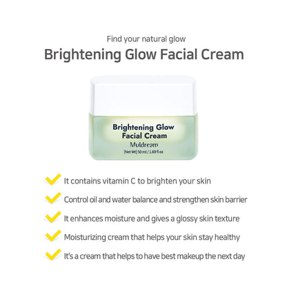 Muldream Brightening Glow Facial Cream 50ml