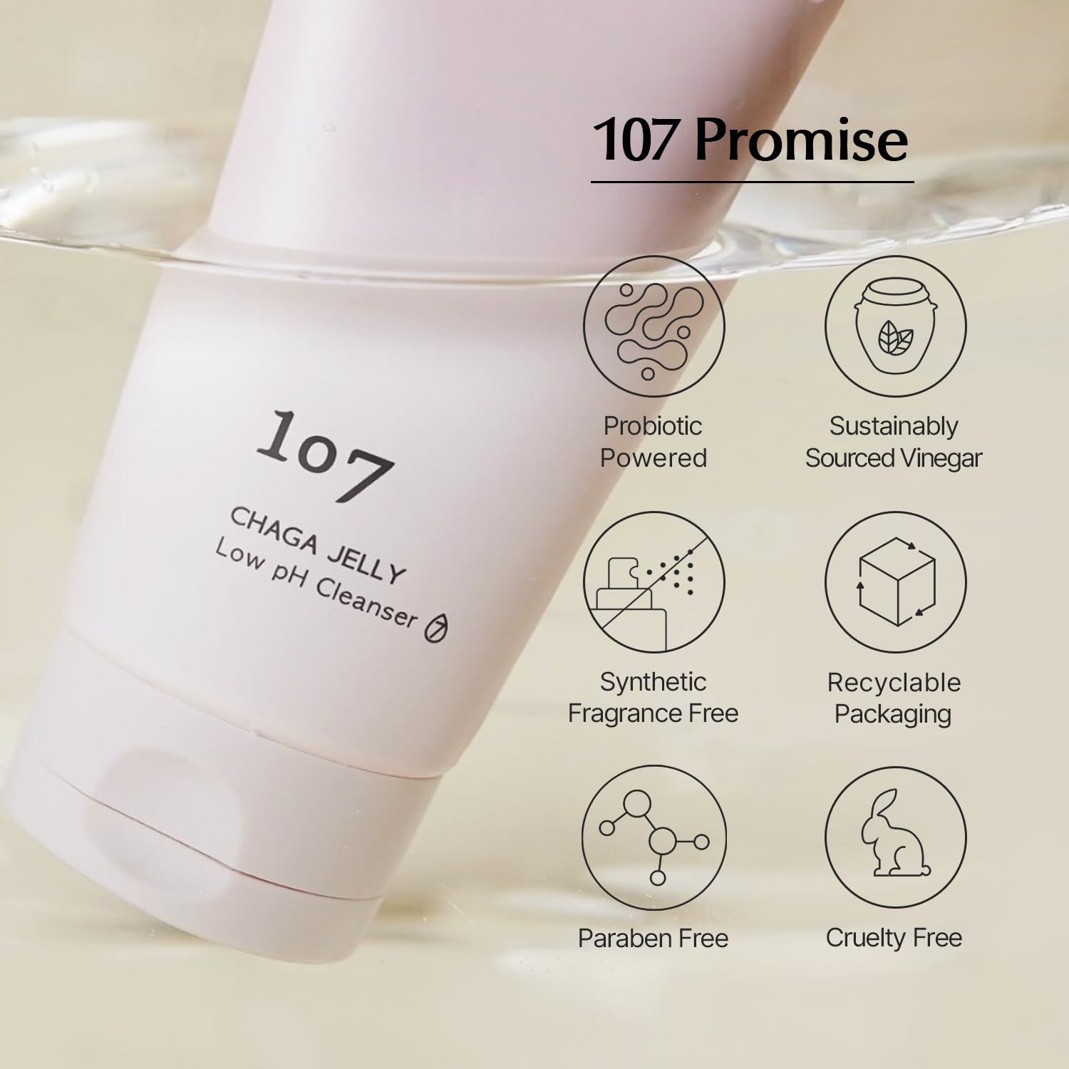 ONEOSEVEN Chaga Jelly Low pH Cleanser 120ml - DODOSKIN