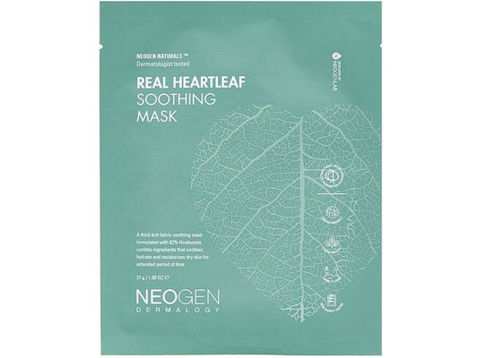 NEOGEN Dermalogy Real Heartleaf Soothing Mask 5ea - DODOSKIN