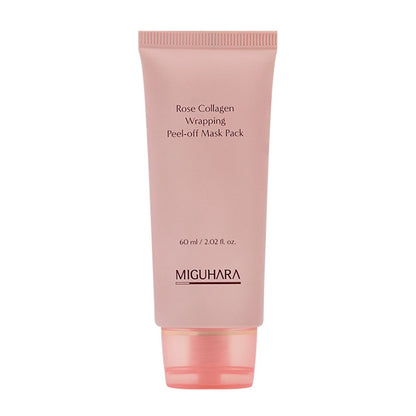 MIGUHARA Rose Collagen Wrapping Peel-off Mask Pack 60ml
