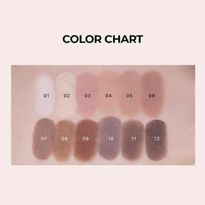 WAKEMAKE Soft Drawing Brow Palette 12g