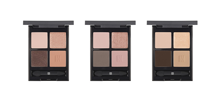 HERA Quad Eye Color Eyeshadow Palette 10.5g 3 Colors - KLO