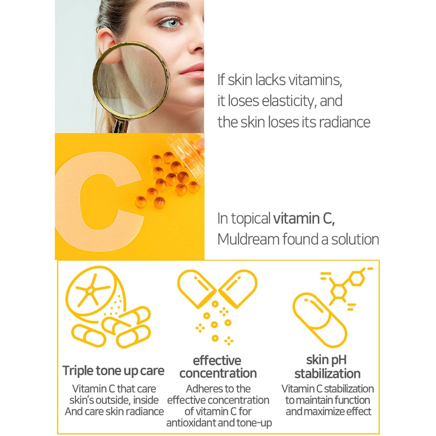 Muldream Brightening Glow Facial Cream 50ml