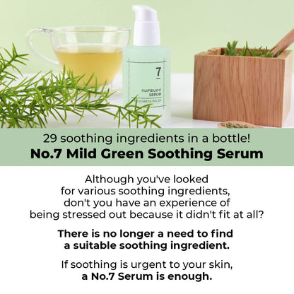 numbuzin No.7 Mild Green Soothing Serum 50ml - DODOSKIN