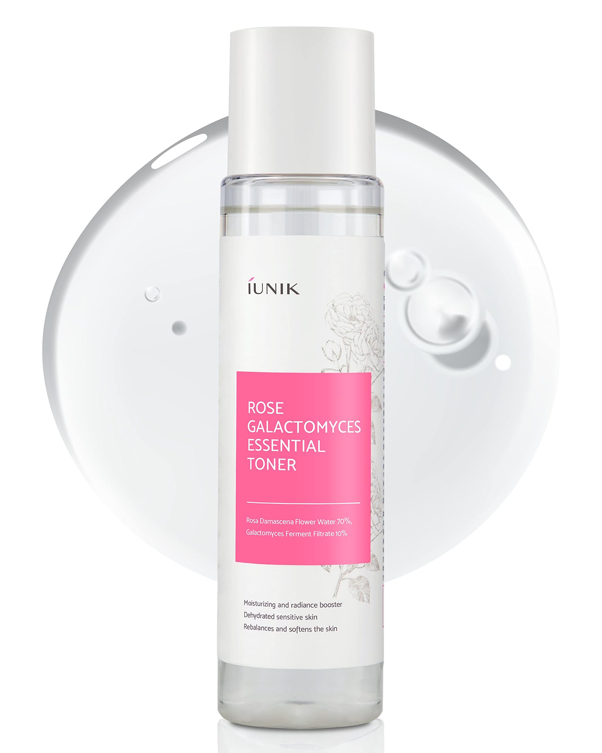 iUNIK Rose Galactomyces Essential Toner 200ml - DODOSKIN