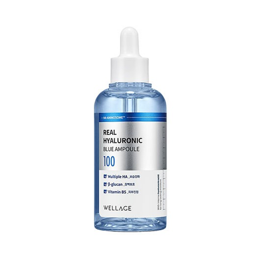 Wellage Real Hyaluronic blue ampoule 75ml - DODOSKIN