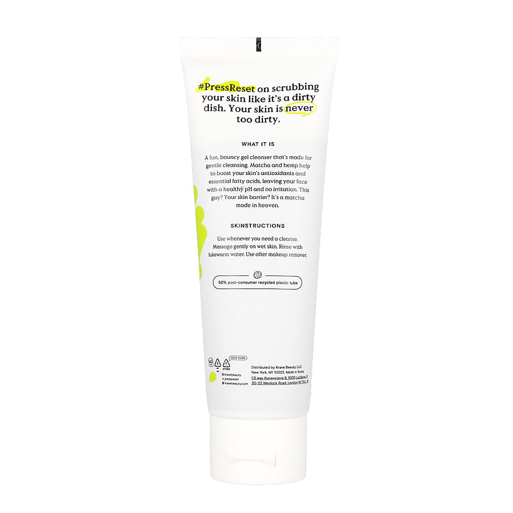 [US Exclusive] Krave Beauty Matcha Hemp Hydrating Cleanser 120ml - KLO