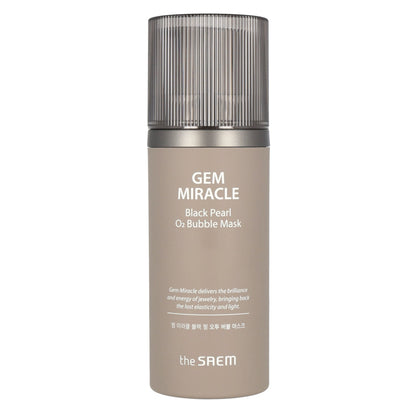 the SAEM Gem Miracle Black Pearl O2 Bubble Mask 105g - Dodoskin