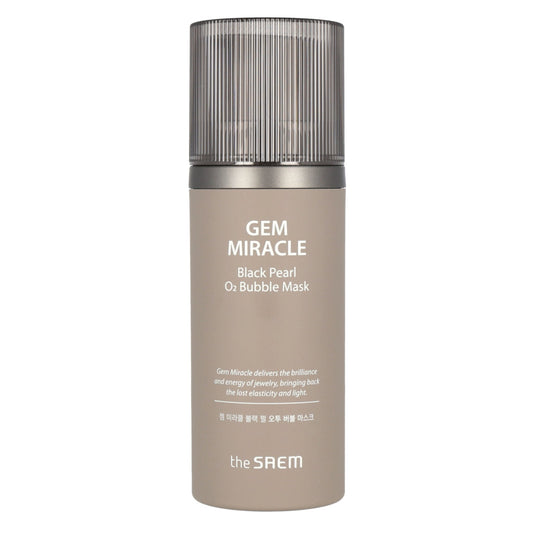 the SAEM Gem Miracle Black Pearl O2 Bubble Mask 105g - Dodoskin