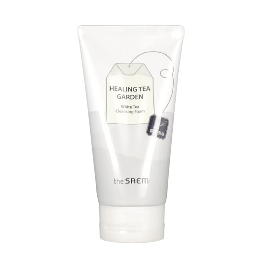 the SAEM Healing Tea Garden Cleansing Foam White Tea 150ml - KLO