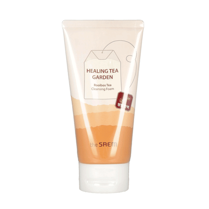 the SAEM Healing Tea Garden Cleansing Foam Rooibos Tea 150ml - KLO
