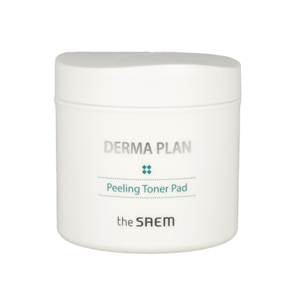 the SAEM Derma Plan Peeling Toner Pad Special Set (145ml 70ea + Refill 105ml 50ea) - DODOSKIN