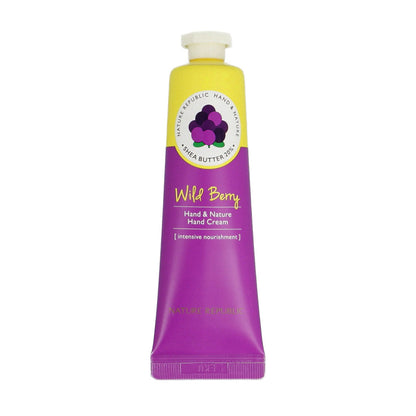NATURE REPUBLIC Hand and Nature Hand Cream 30ml Wild Berry - KLO