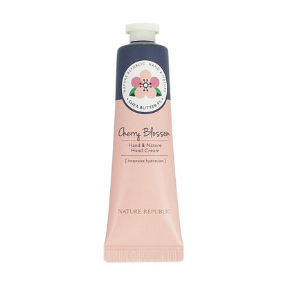 [US Exclusive] NATURE REPUBLIC Hand and Nature Hand Cream 30ml Cherry Blossom - KLO